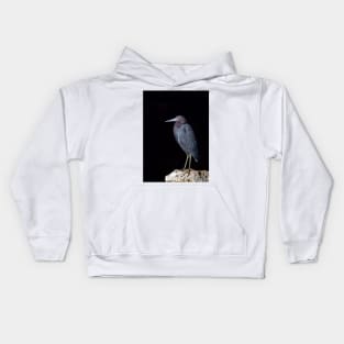 Little Blue Heron Kids Hoodie